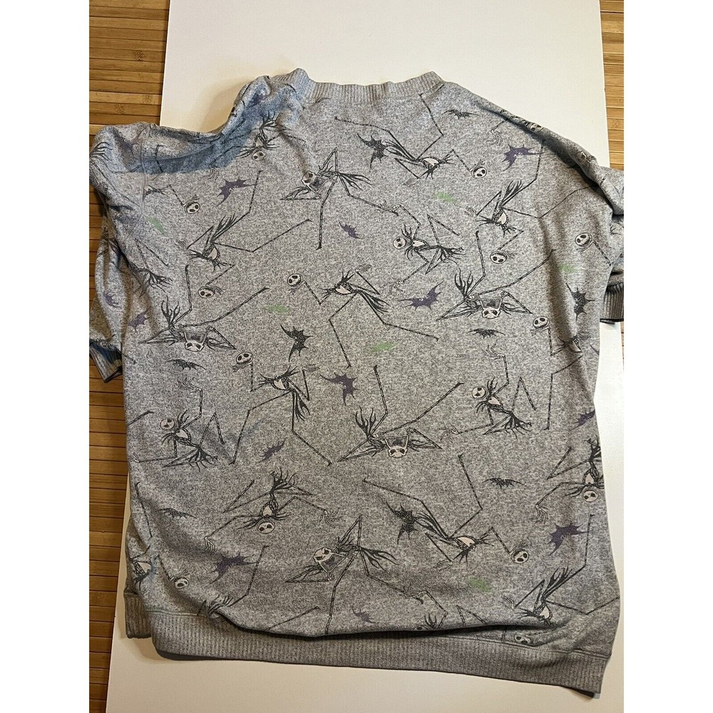 Disney The Nightmare Before Christmas Sweater ‎ Size L Jack Skellington Pajama - Picture 9 of 10